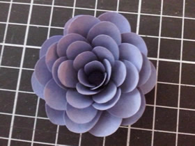 怎么用卡纸做立体纸花的手工制作图解教程
