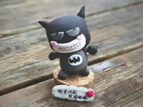 怎么做超轻粘土卡通蝙蝠侠的制作方法图解